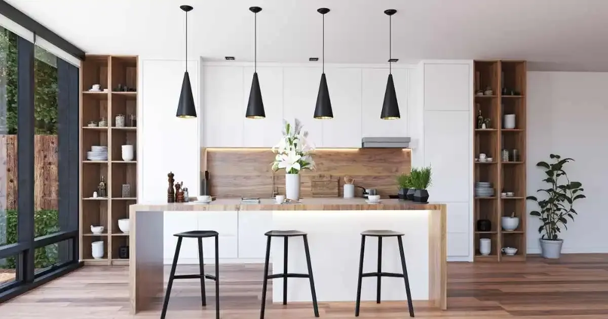 Modern Kitchen Interior.