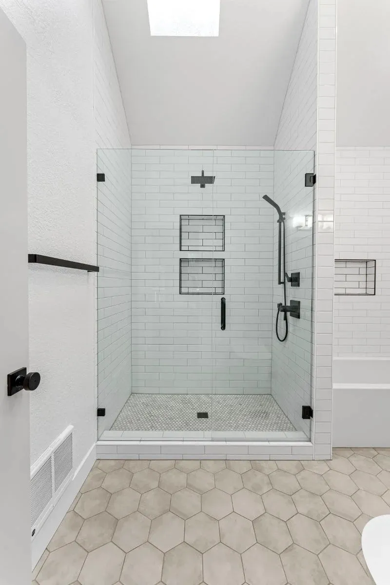 Bathroom after remodeling - modern, luxurious design with quality finishes