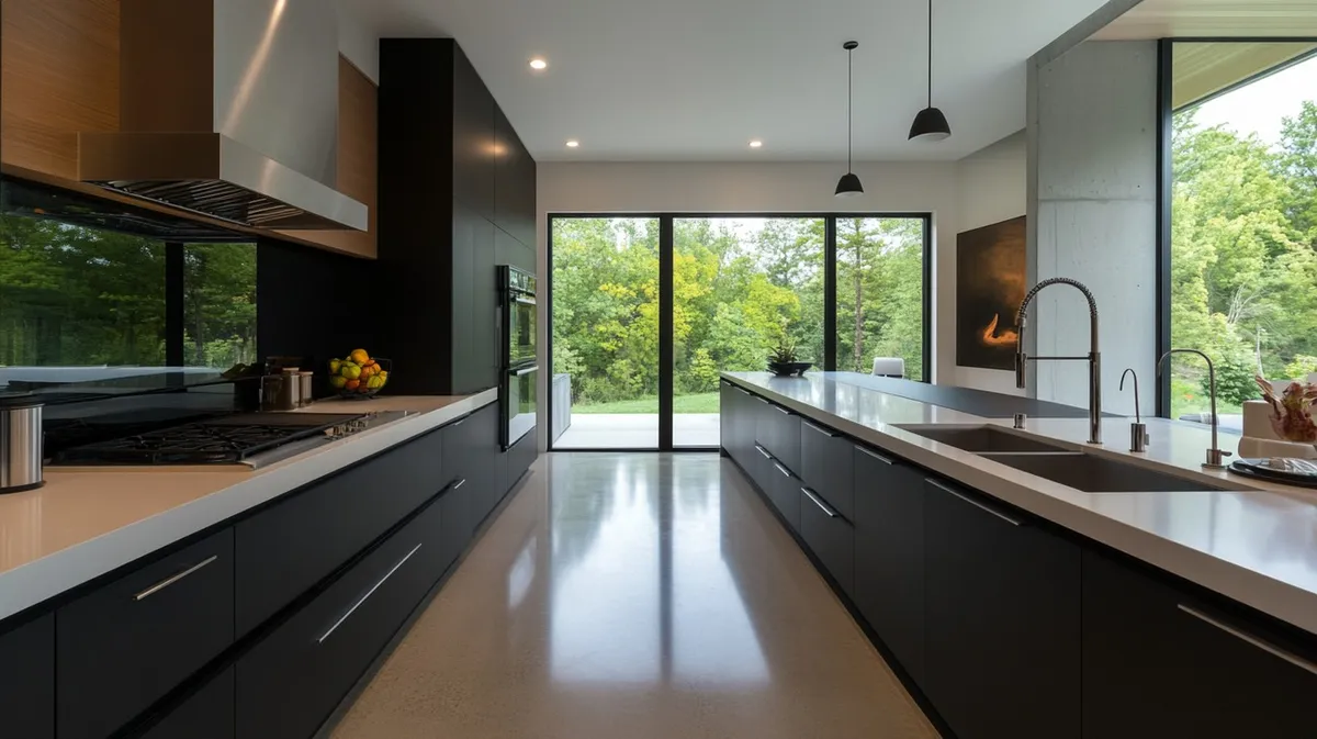 best black kitchen cabinets